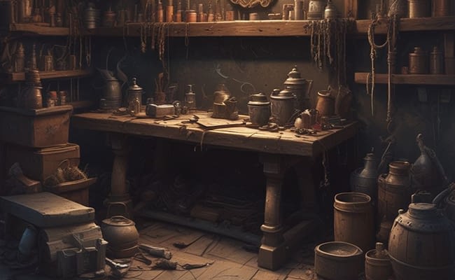 The Workshop, refine materials and craft gear