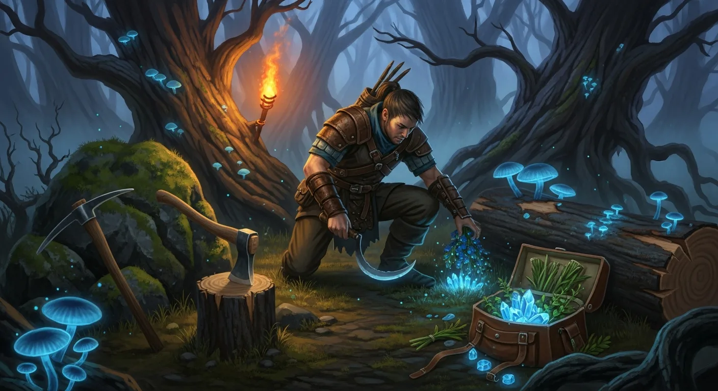 Advance Collection Professions in Trailborn RPG