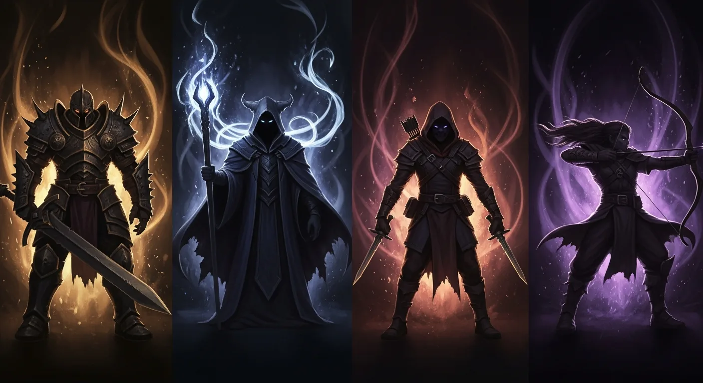 Choose a Class in Trailborn RPG